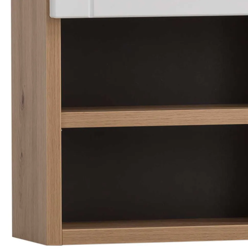 Badezimmer Hängeschrank mit Tür und zwei Fächern - Traciana