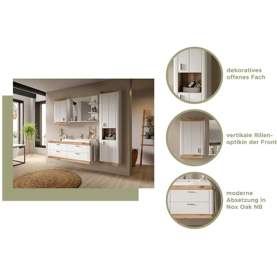 Badezimmer Hängeschrank 45x76x20 cm - Hihat