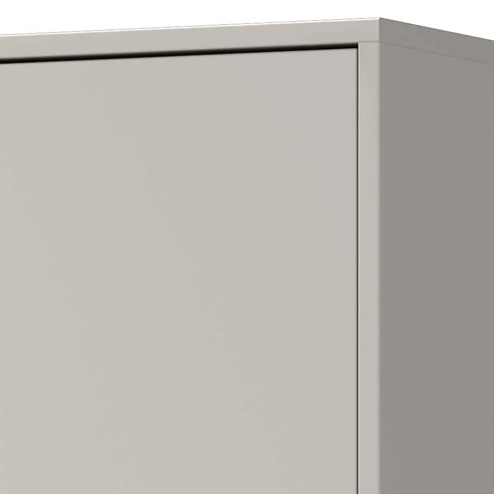 Badezimmer Hochschrank in Grau - Ancela