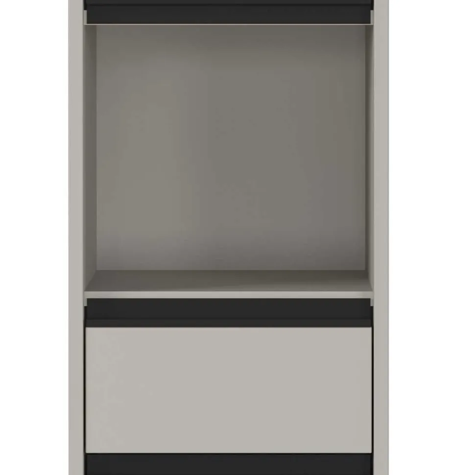 Badezimmer Hochschrank in Grau - Ancela