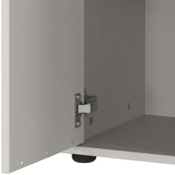 Badezimmer Hochschrank in Grau - Ancela