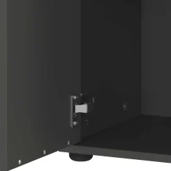 Badezimmer Hochschrank in Dunkelgrau - Rufu