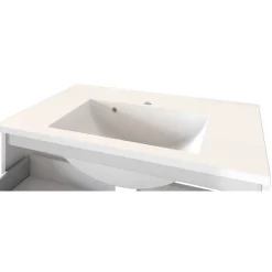 Badezimmer Kombination als Möbelset - Athrin (vierteilig)