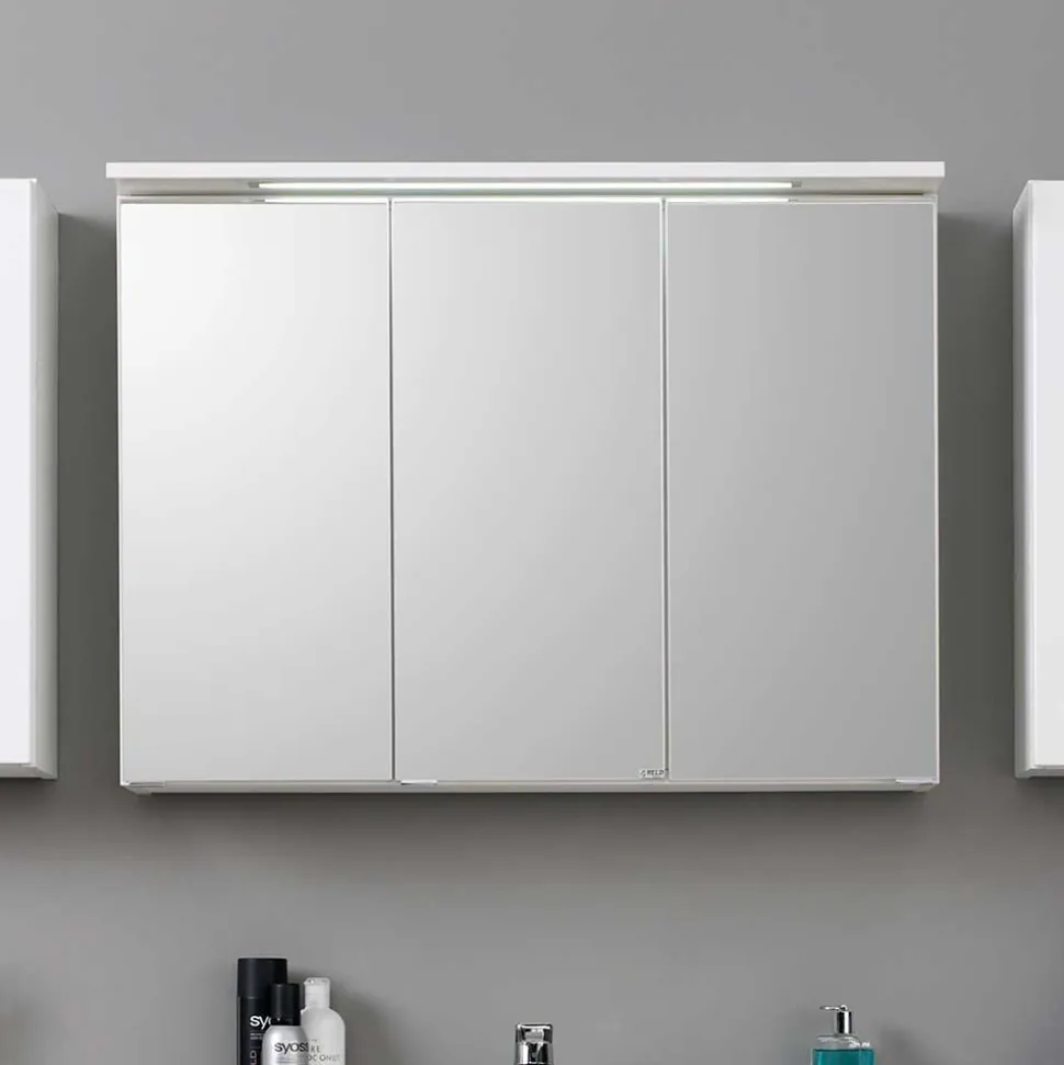 Badezimmer Kombination Sagunis in Weiß (sechsteilig)