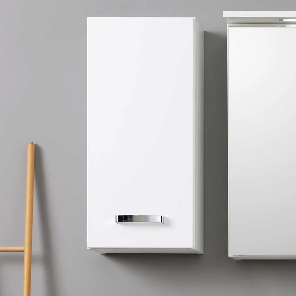 Badezimmer Kombination Sagunis in Weiß (sechsteilig)