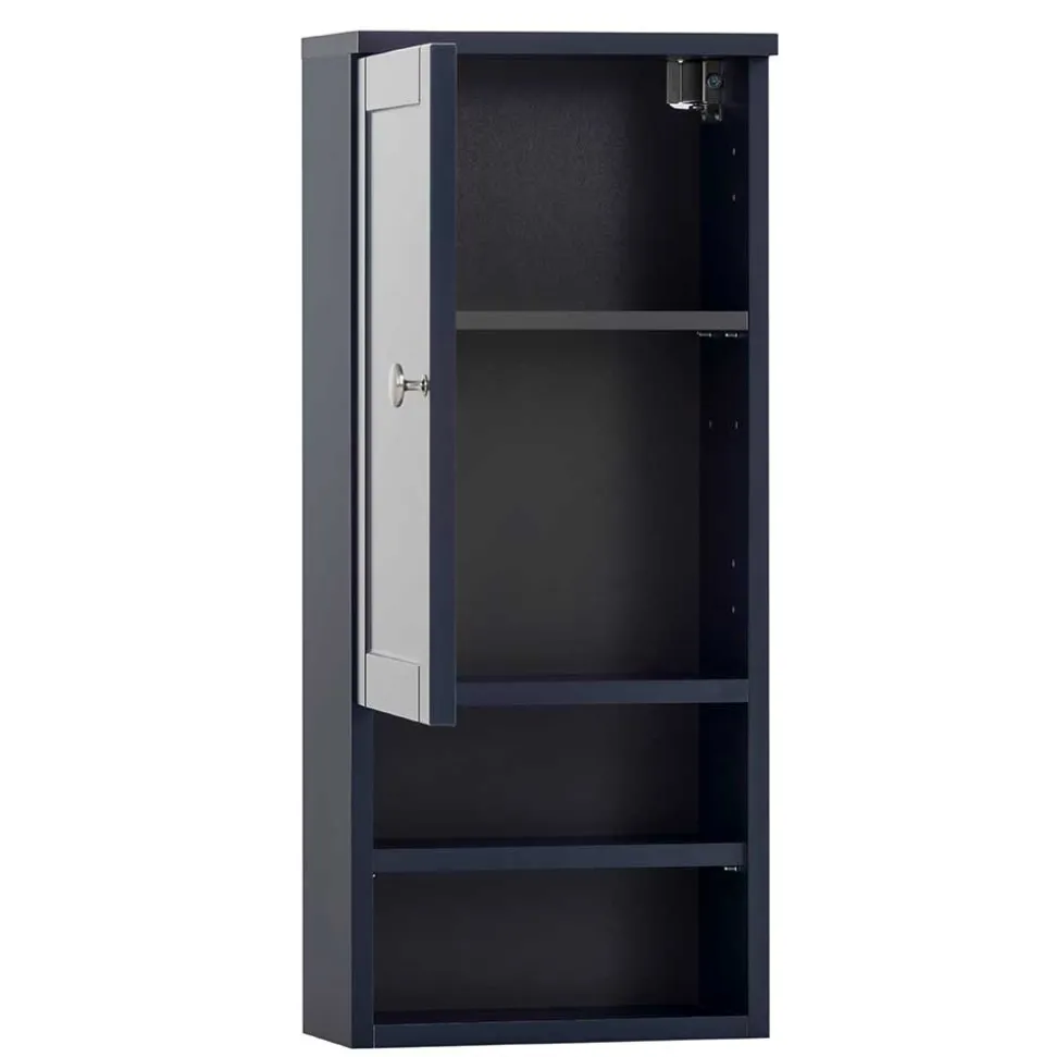 Badezimmer Möbelkombi in Dunkelblau - Canyon (dreiteilig)