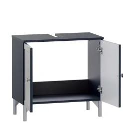 Badezimmer Möbelkombi in Dunkelblau - Canyon (dreiteilig)