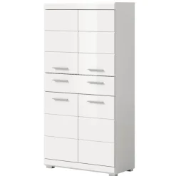 Badezimmer Midischrank in Weiß - Henriette