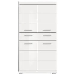 Badezimmer Midischrank in Weiß - Henriette