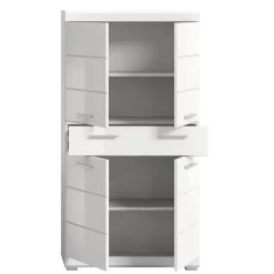 Badezimmer Midischrank in Weiß - Henriette