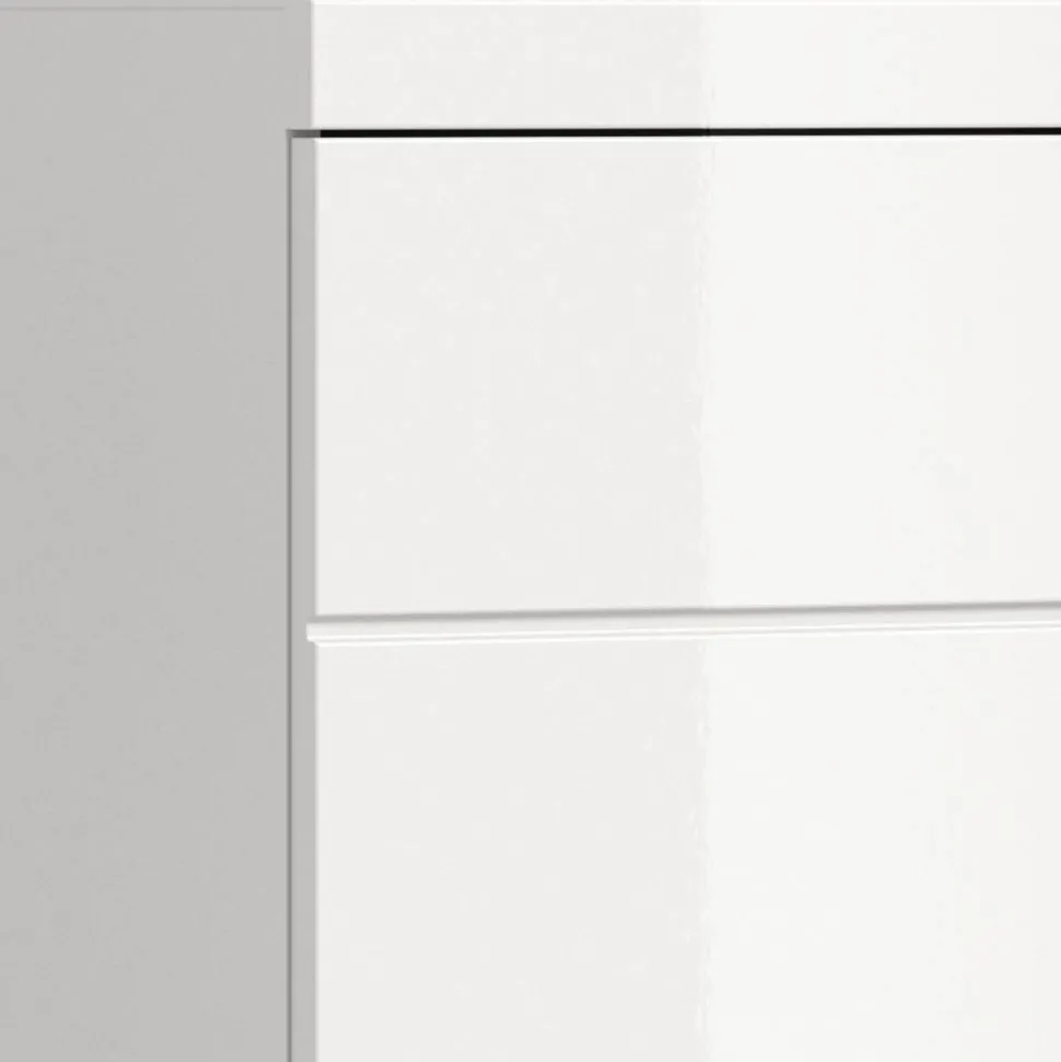 Badezimmer Midischrank in Weiß - Henriette