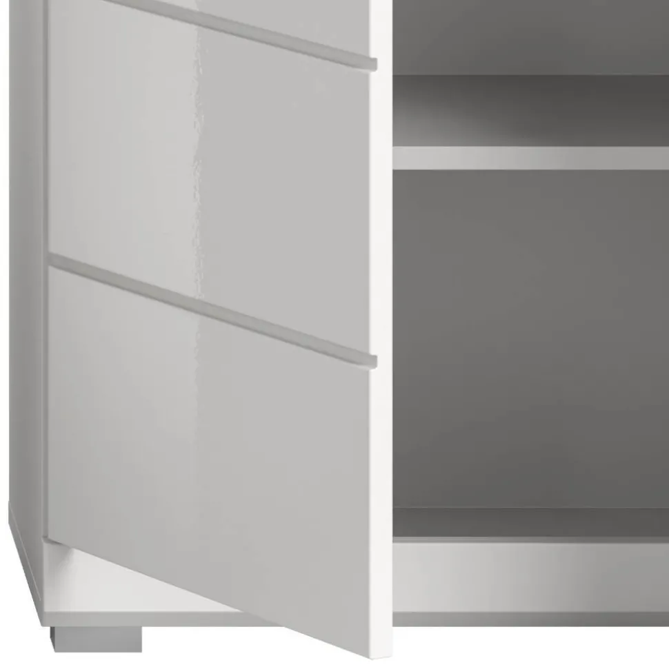 Badezimmer Midischrank in Weiß - Henriette