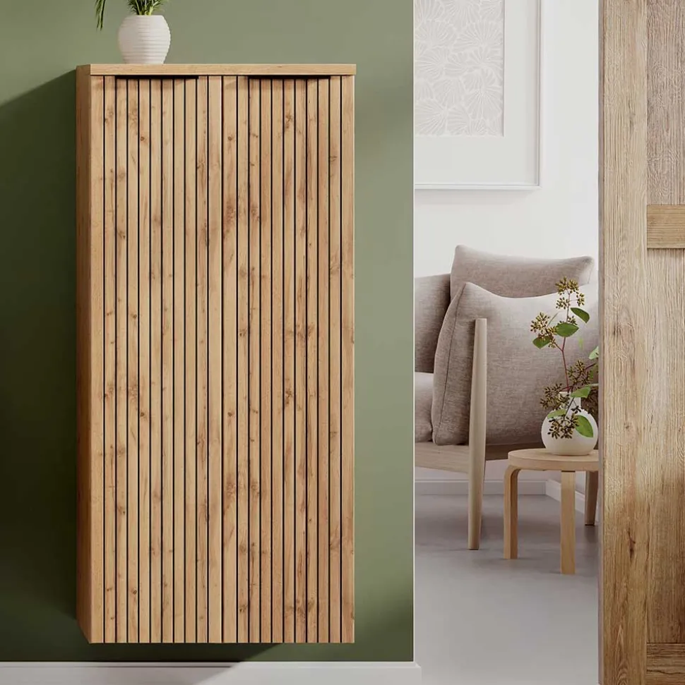 Badezimmer Midischrank mit Doppeltür - Crystoga