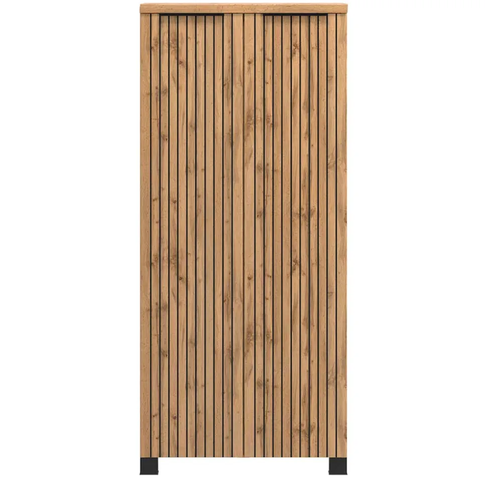 Badezimmer Midischrank mit Doppeltür - Crystoga