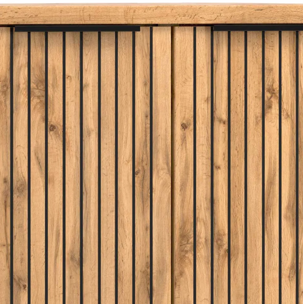 Badezimmer Midischrank mit Doppeltür - Crystoga