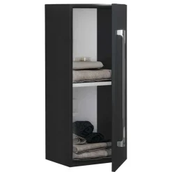 Badezimmer Oberschrank in Schwarz - Gloriella