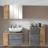 Badezimmer Schrankset modern - Mia (dreiteilig)