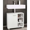 Badezimmer Unterbeckenschrank in Weiß - Gransov