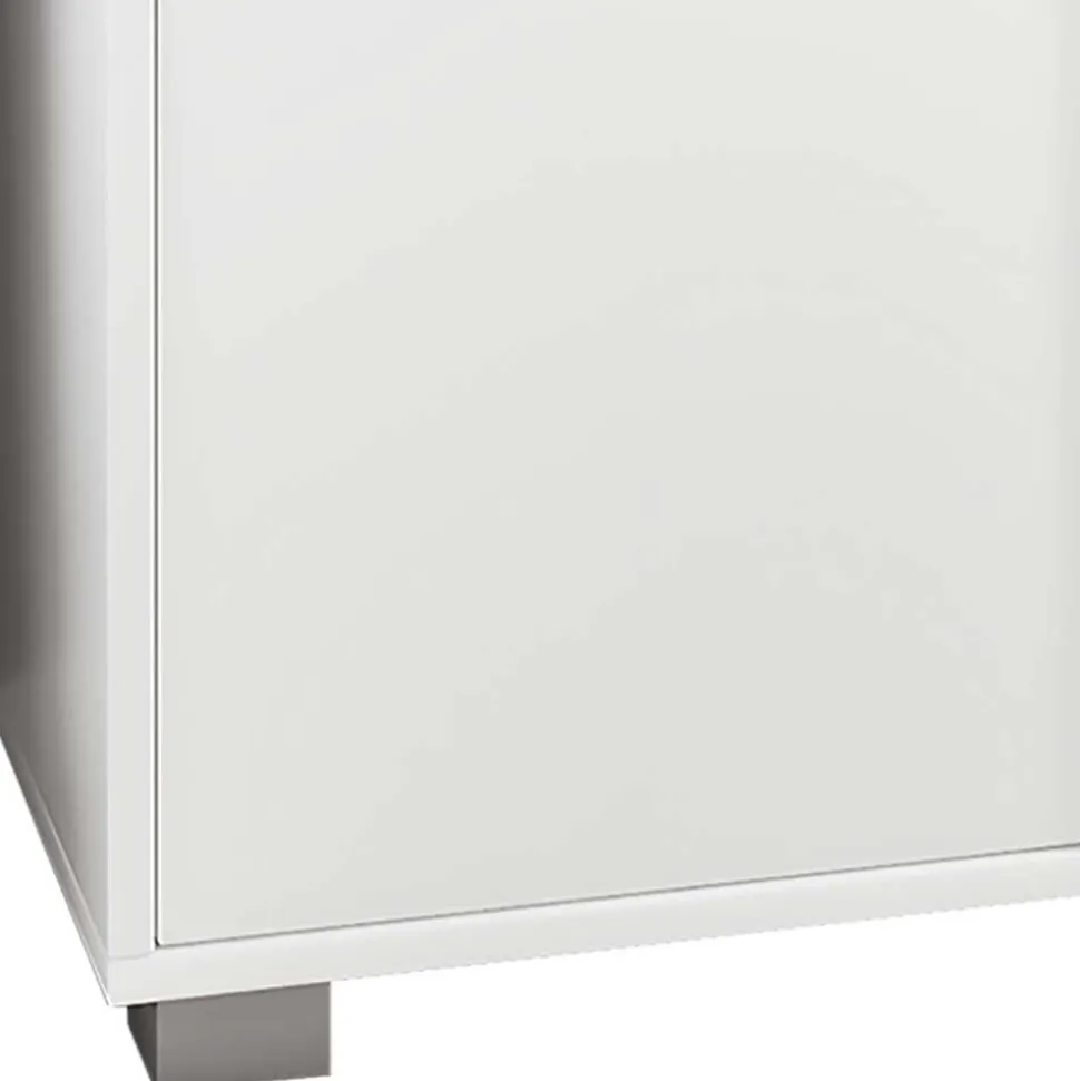 Badezimmer Unterbeckenschrank in Weiß - Gransov