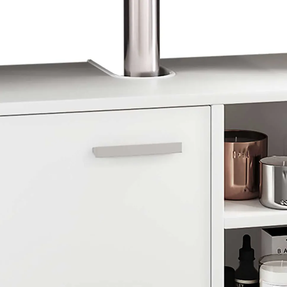 Badezimmer Unterbeckenschrank in Weiß - Gransov