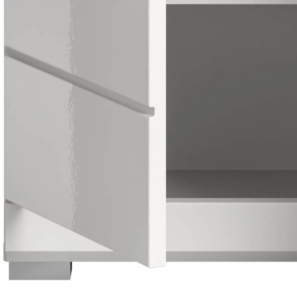 Badezimmer Unterbeckenschrank in Weiß - Henriette