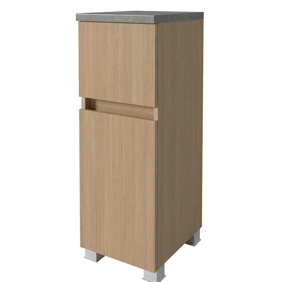 Badezimmer Unterschrank in Eiche Hell - Leitha