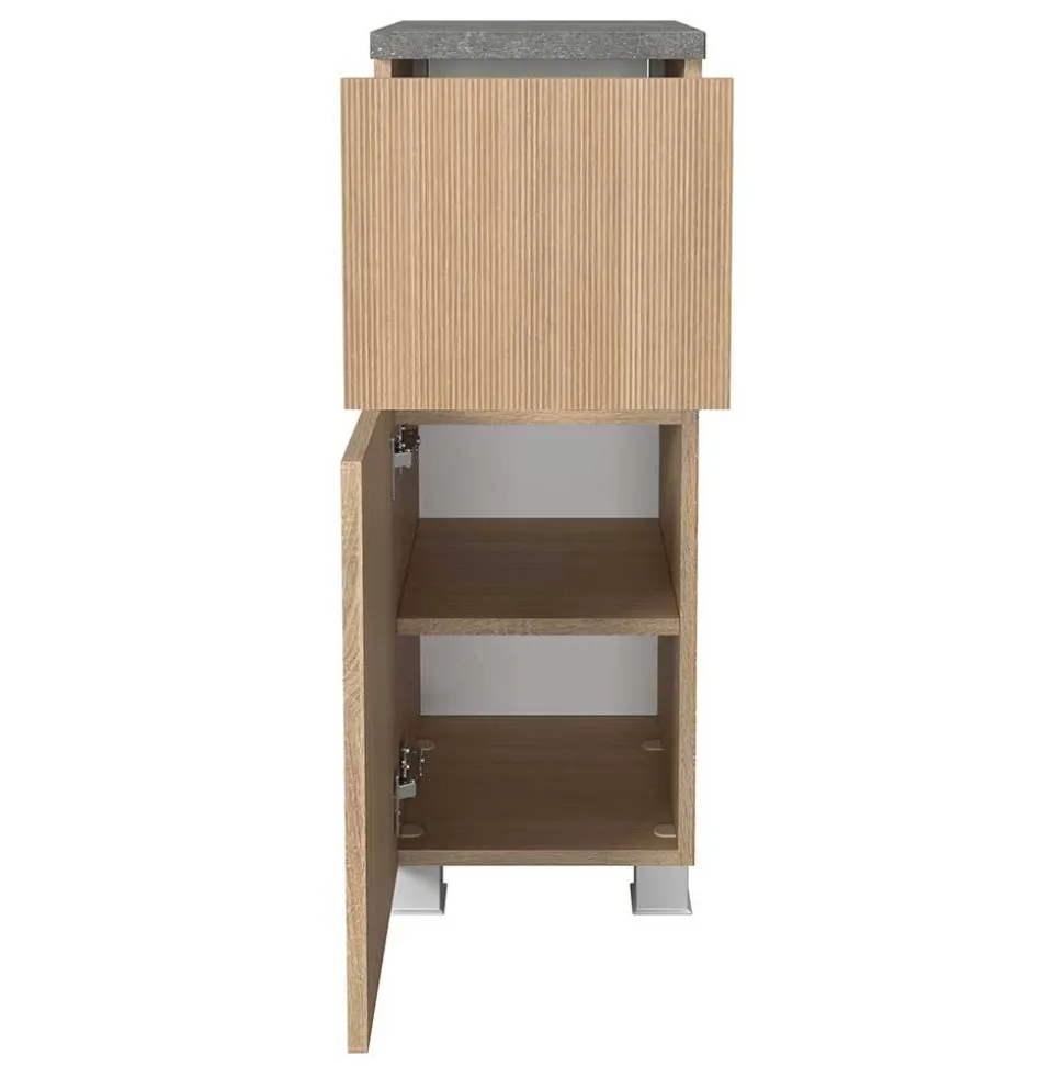 Badezimmer Unterschrank in Eiche Hell - Leitha