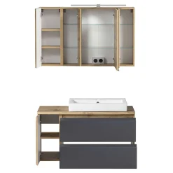 Badezimmer Waschplatz 105 cm breit - Jambi I (zweiteilig)