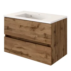 Badezimmer Waschplatz in Holz Optik - Iliam