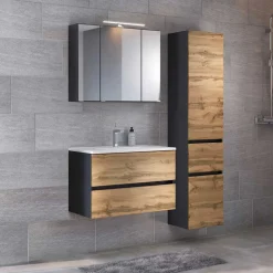 Badezimmer Waschtisch & Schränke - Endely (dreiteilig)