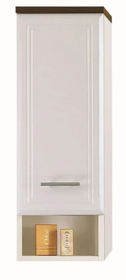 Badezimmer-Hängeschrank Nina in Hochglanz Weiß