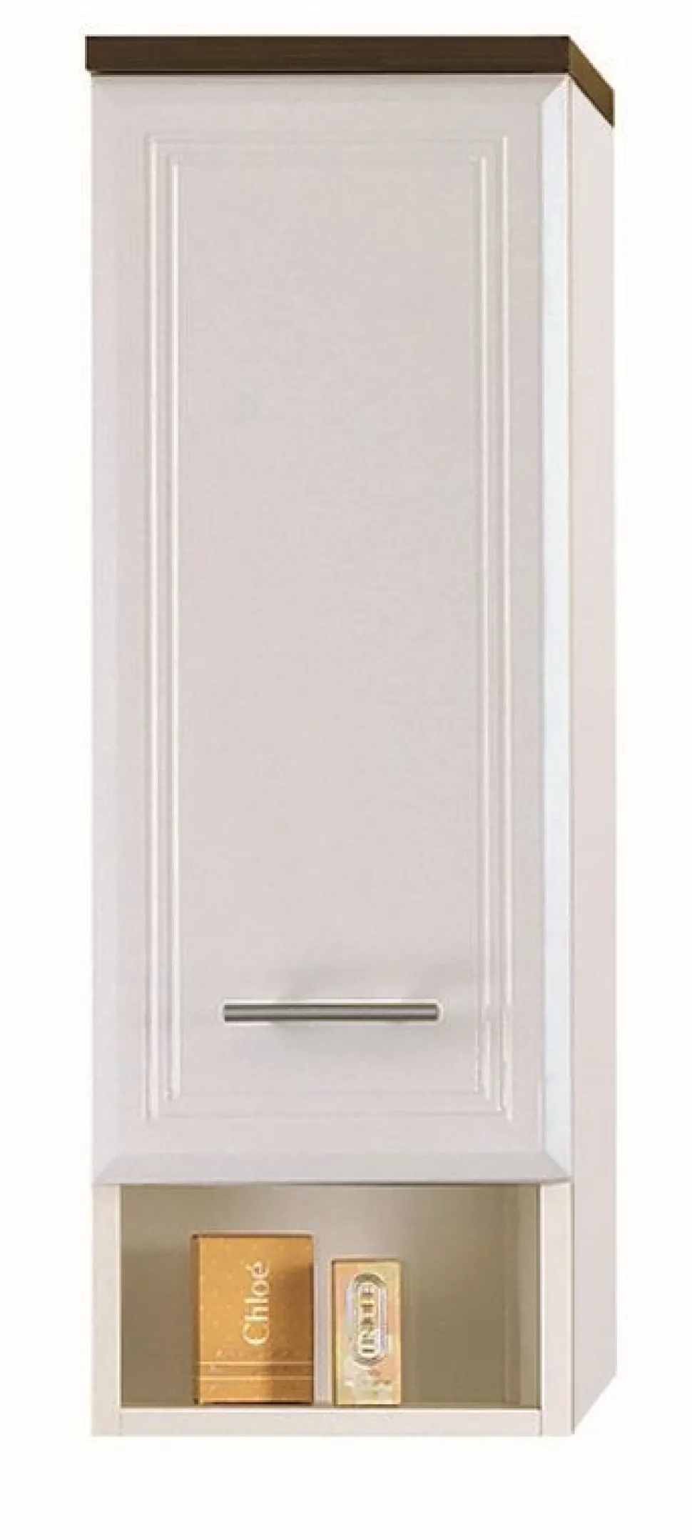 Badezimmer-Hängeschrank Nina in Hochglanz Weiß