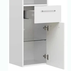 Badezimmer-Hochschrank in Weiß - Estateas