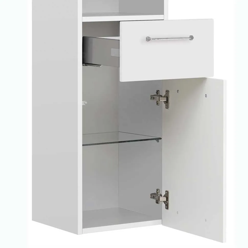 Badezimmer-Hochschrank in Weiß - Estateas