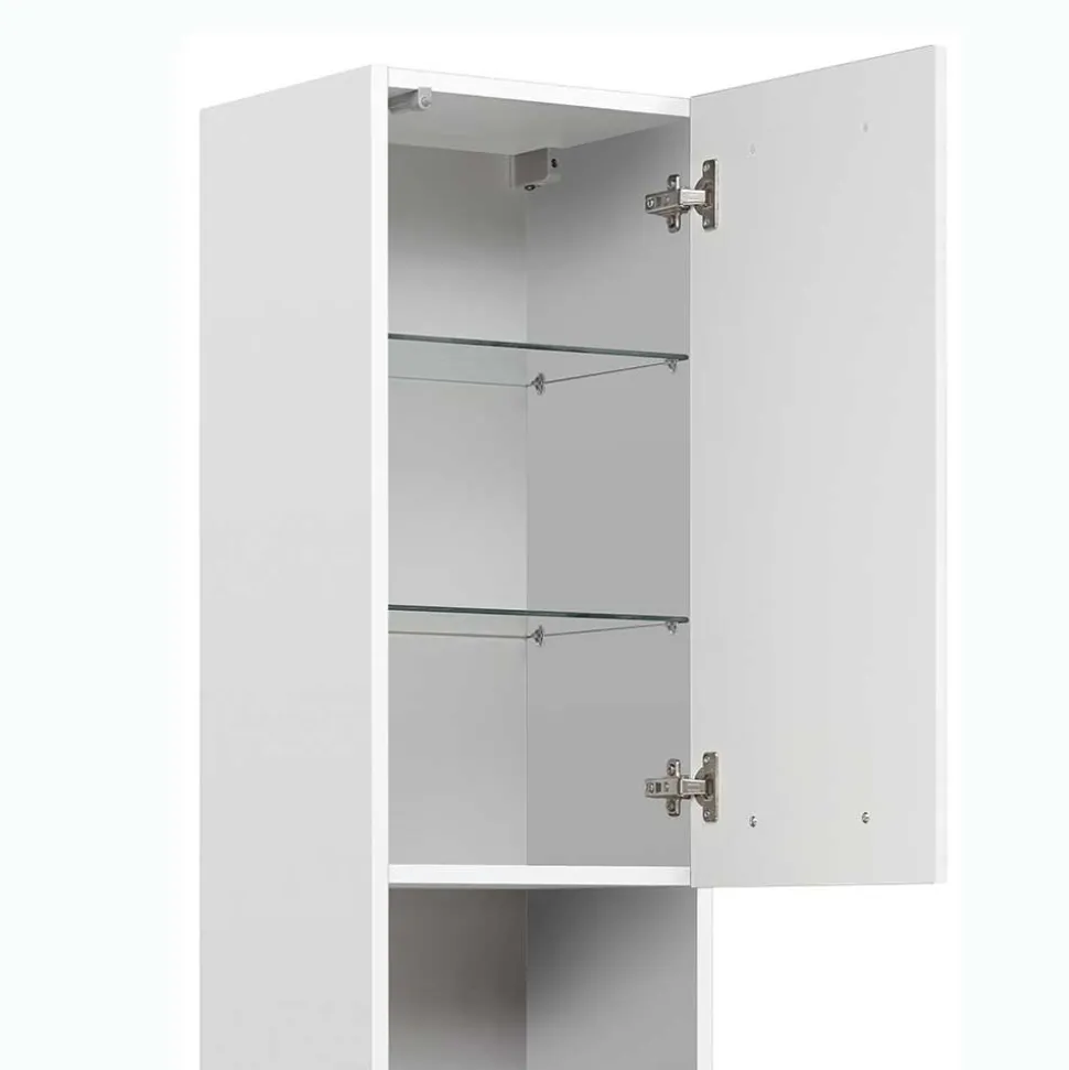Badezimmer-Hochschrank in Weiß - Estateas