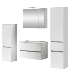 Badezimmermöbel für Stand- oder Wandmontage - Mesciria (vierteilig)