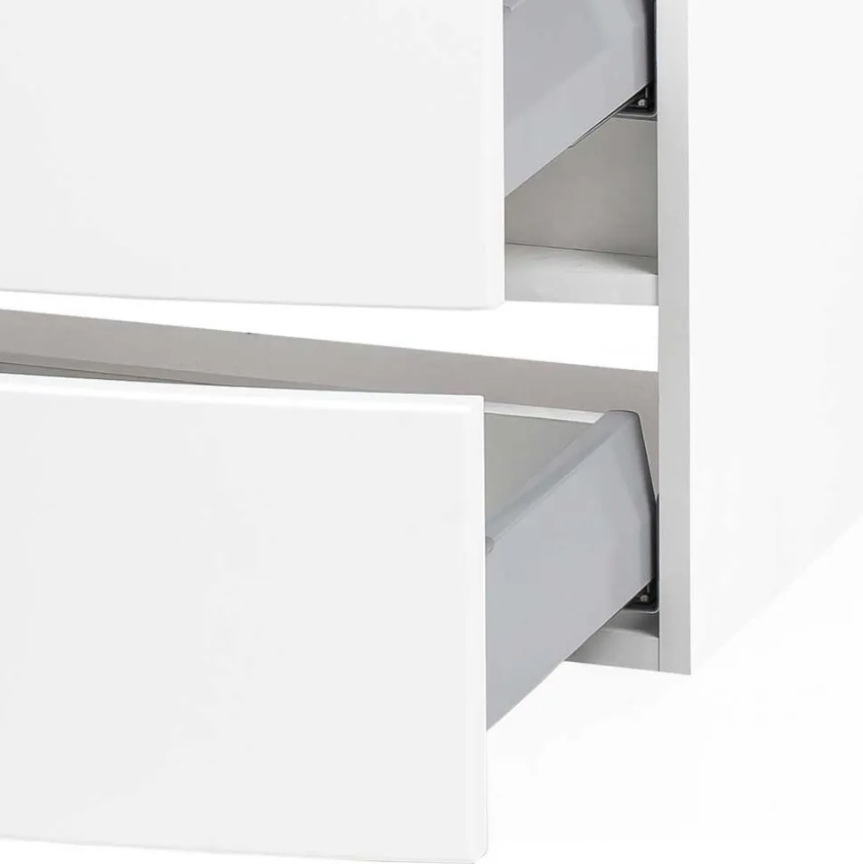 Badezimmermöbel für Stand- oder Wandmontage - Mesciria (vierteilig)