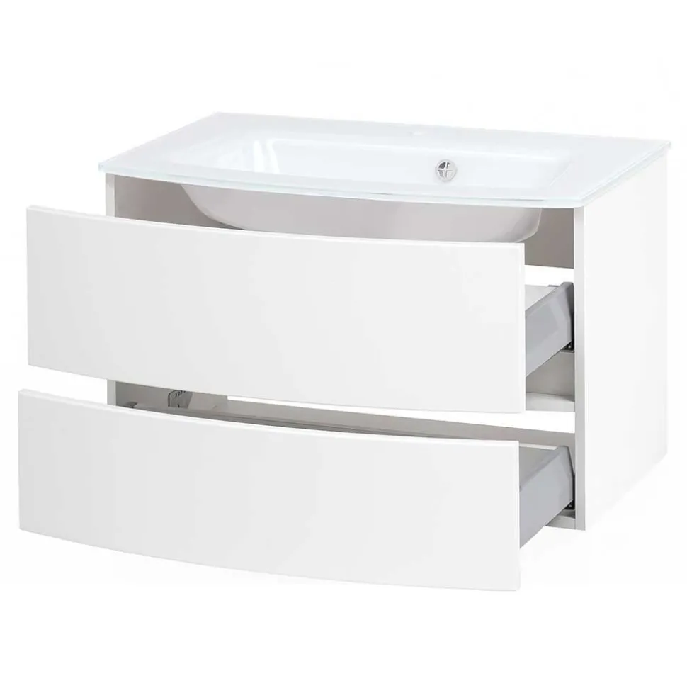 Badezimmermöbel für Stand- oder Wandmontage - Mesciria (vierteilig)