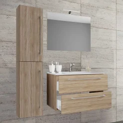 Badezimmermöbel hängend - Caleena (dreiteilig)