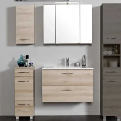 Badezimmermöbel in Buche - Mabeca (vierteilig)