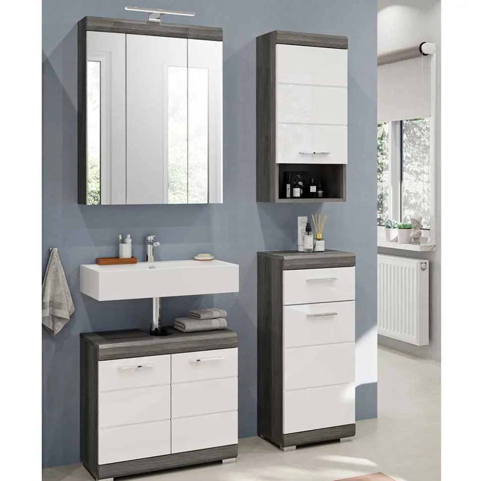 Badezimmermöbel Kombination modern - Nancys (vierteilig)