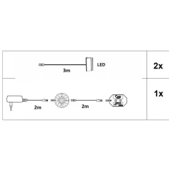 Badezimmermöbel-Kombi in Weiß - Harmone (vierteilig)