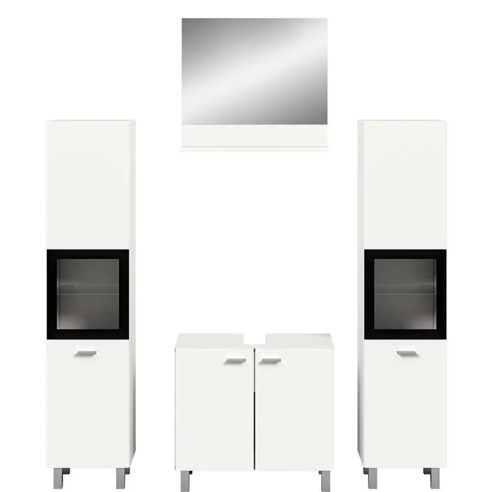 Badezimmermöbel-Kombi in Weiß - Harmone (vierteilig)
