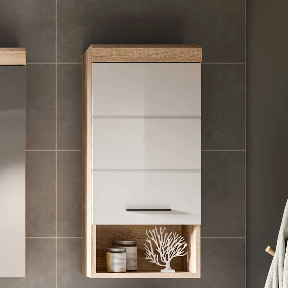 Badezimmerschrank hängend in Weiß HG - Calbanyara