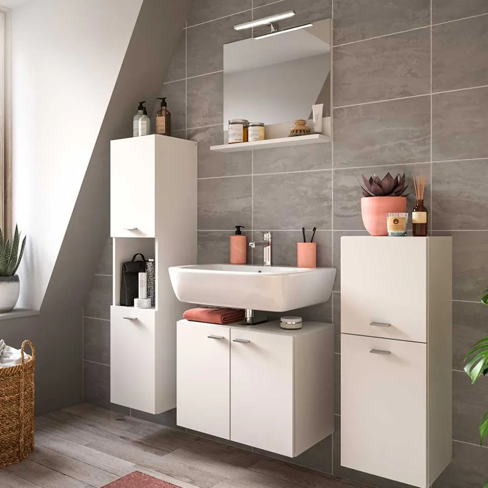 Badezimmerschrank in Weiß - Harmone