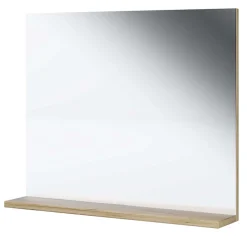 Badezimmerspiegel mit Ablage in Holzoptik - Luzern