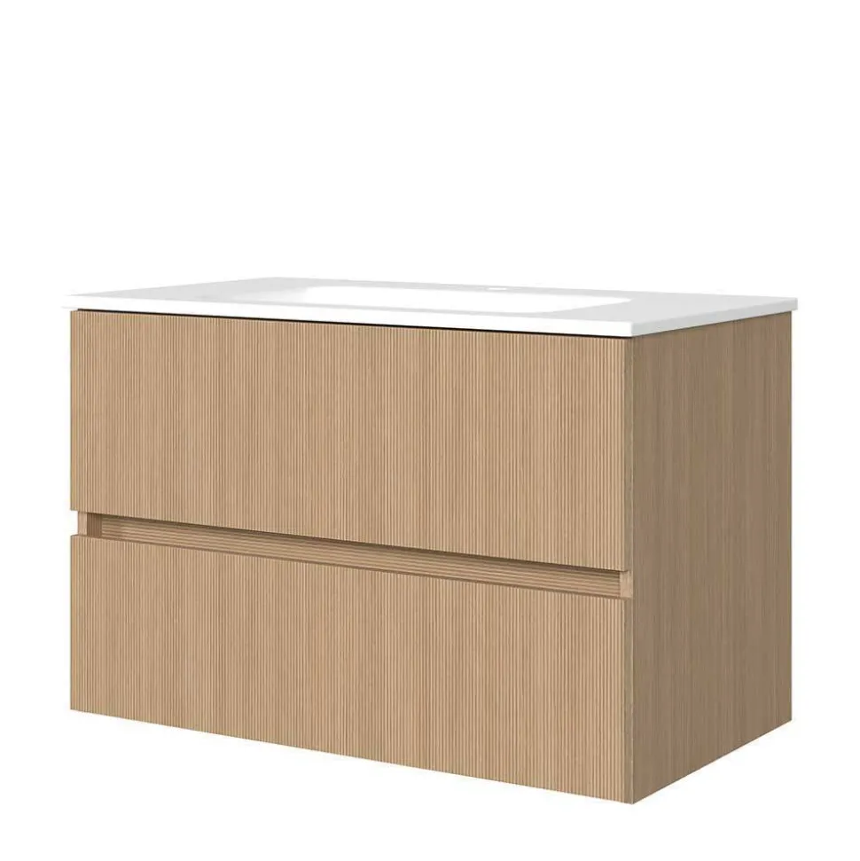 Badmöbel Block Einzelmöbel Set - Leitha (fünfteilig)