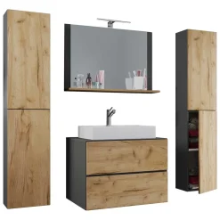 Badmöbel Block Einzelmöbel Set - Effect (vierteilig)