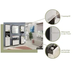 Badmöbel Einrichtung komplett - Nancys (vierteilig)