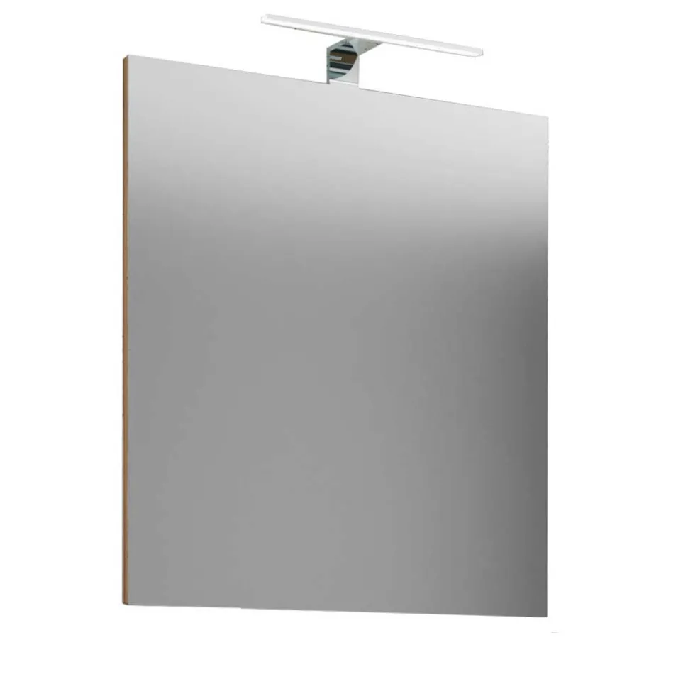 Badmöbel Einrichtungsset - Holz Look - Karin (vierteilig)